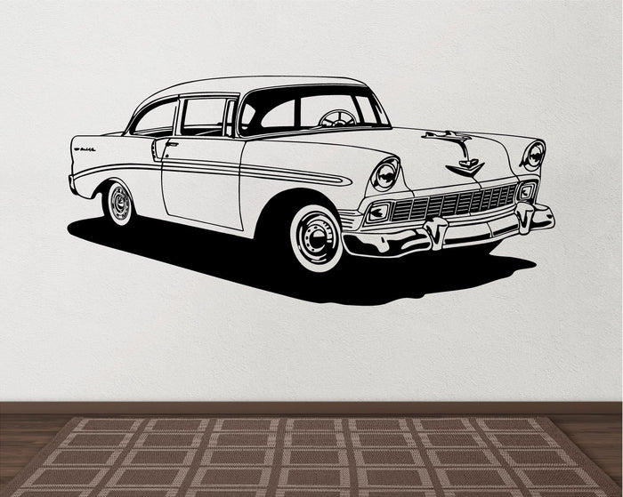 1955 Chevrolet Wall Decal - Classic Car Auto Stickers Man Cave Boys Room Décor