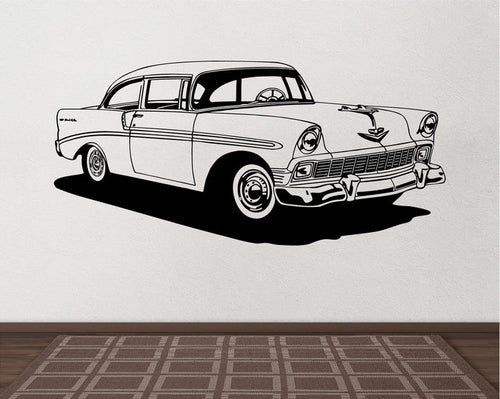 1955 Chevrolet Wall Decal - Classic Car Auto Stickers Man Cave Boys Room Décor