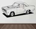 1970 1970 Plymouth Road Runner Wall Decal - Classic Car Auto Stickers Man Cave Boys Room Décor