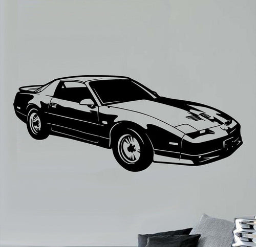 1990 Pontiac Firebird Trans Am GTA Wall Decal - Classic Car Auto Stickers Man Cave Boys Room Décor