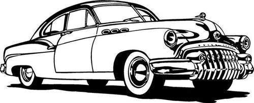 50  Car Wall Decals Stickers Man Cave Boys Room Décor