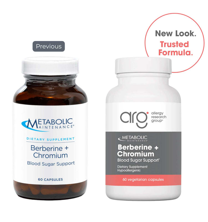 Allergy Research Group Berberine + Chromium (Formerly Metabolic Maintenance) New Look