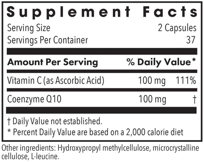 Allergy Research Group Coenzyme Q10 50 mg Ingredients