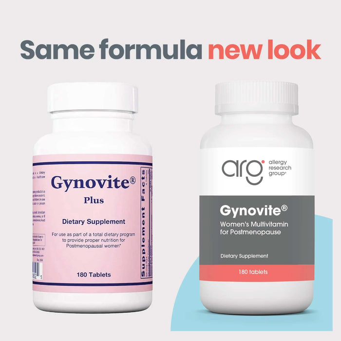 Allergy Research Group Optimox Gynovite Women's Multivitamin for Postmenopause New Look