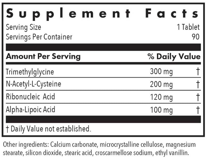 Allergy Research Group NAC Enhanced Ingredients