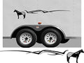 Appaloosa 2 Equestrian Horseback Riding Horse RV Camper Trailer Camping Decal Sticker Graphic Mural