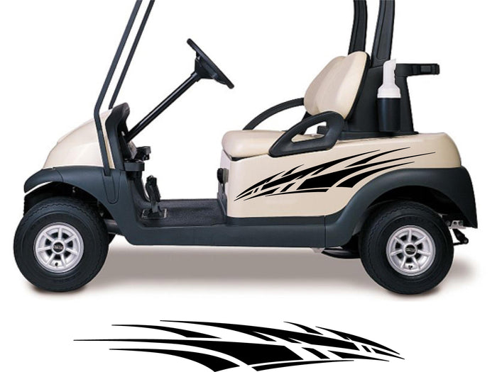 Art Tribal Racing GC608 – Tribal Flame Golf Cart Decals | ATV UTV Vinyl