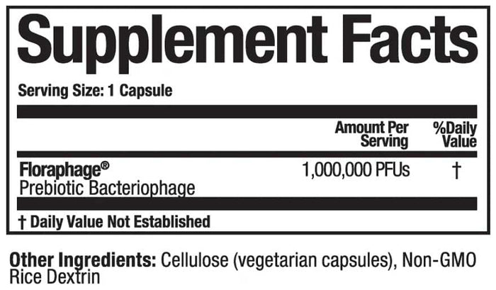 Arthur Andrew Medical Floraphage Ingredients