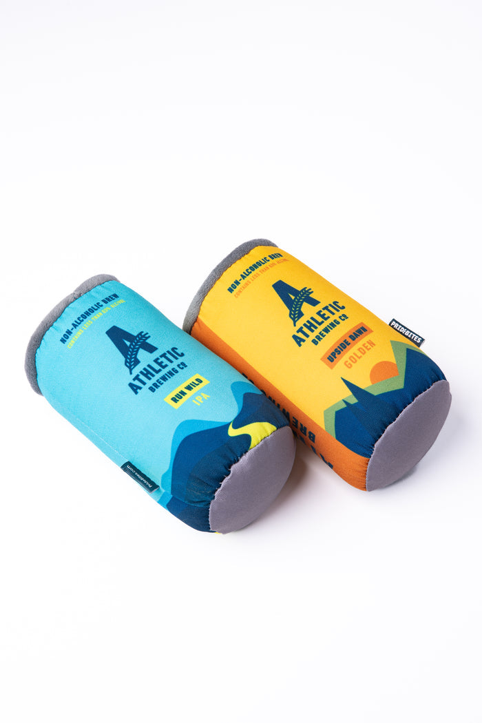 two can shape dog toys Athletic Brewing co