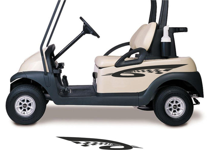 Golf Cart Decals Accessories Go Kart Stickers ORV Side By Side Graphics GC91