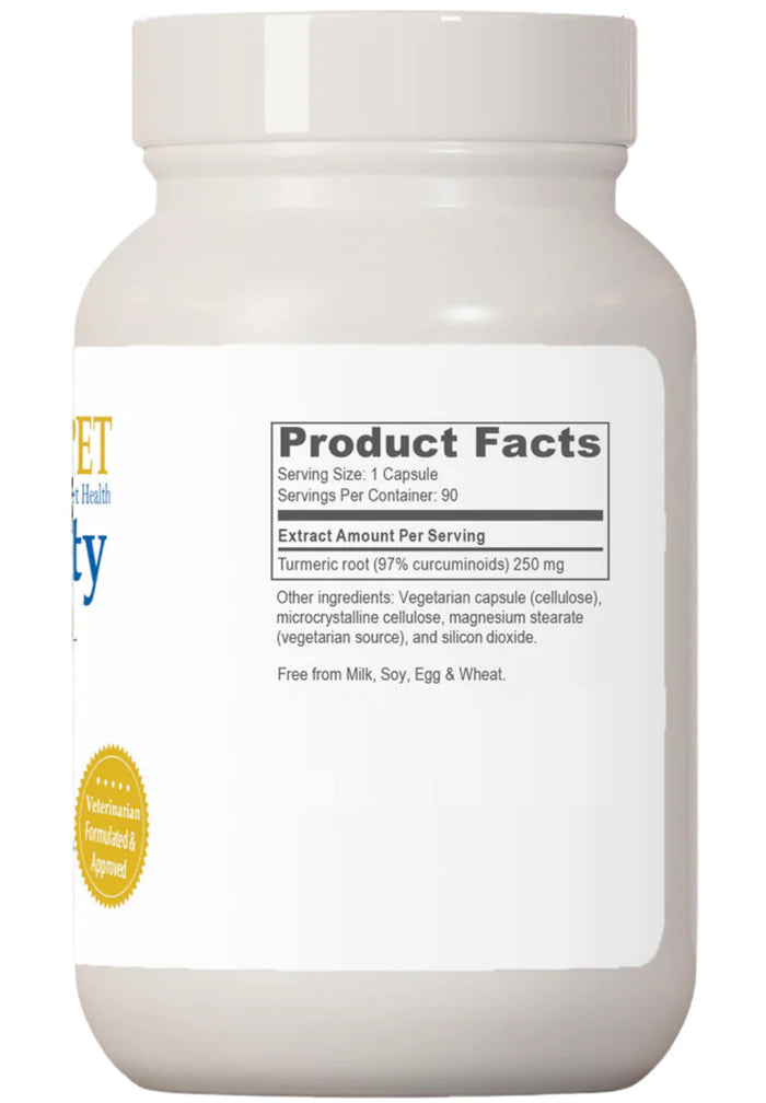 Ayush Herbs Muscle and Joint Mobility Pet Curcumin 97% Ingredients