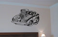 Barracuda Car Wall Decal - Auto Wall Mural - Vinyl Stickers - Boys Room Decor Sticker Chef