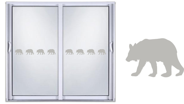 Etched Glass Vinyl Decals Sliding Door Safety Stickers