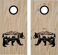 Bear Mountains Cornhole Decal Set - Custom Stickers for Boards  Bean Bag Toss
