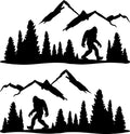 Big Foot Custom Car Window Decals Stickers
