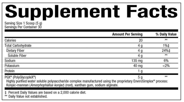 Bioclinic Naturals PGX Daily Granules Ingredients