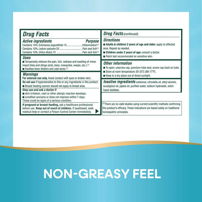 Boericke & Tafel SssstingStop Gel Ingredients