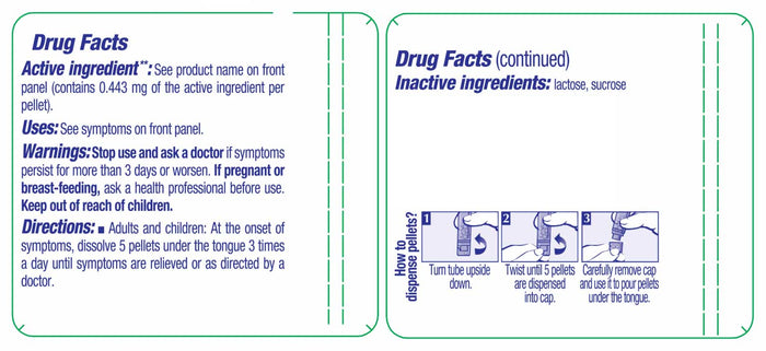 Boiron Homeopathics Carbo Vegetabilis Ingredients