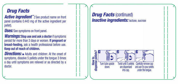 Boiron Homeopathics Cocculus Indicus Ingredients