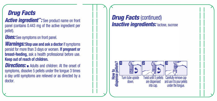 Boiron Homeopathics Coffea Cruda Ingredients