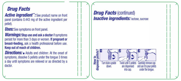 Boiron Homeopathics Lachesis Mutus Ingredients