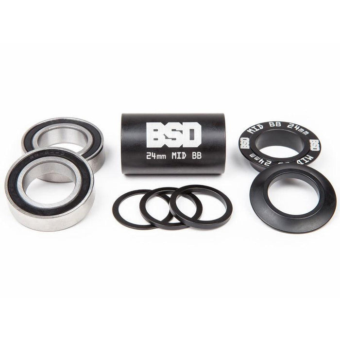 BSD Substance Mid Bottom Bracket / Black / 22mm