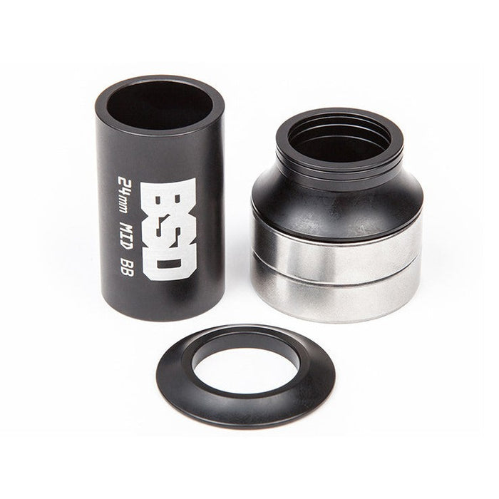 BSD Substance Mid Bottom Bracket / Black / 24mm