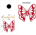 Butterfly Vinyl Decal Sticker for Cornhole Boards - Customizable Design Sticker Chef