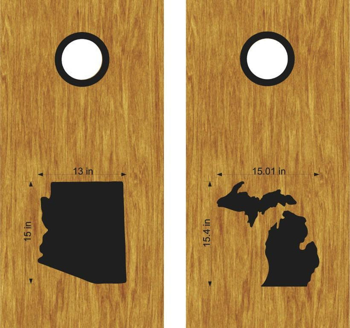 California Your State Solid Cornhole Board Vinyl Decal Sticker Sticker Chef