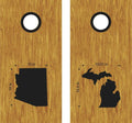 California Your State Solid Cornhole Board Vinyl Decal Sticker Sticker Chef