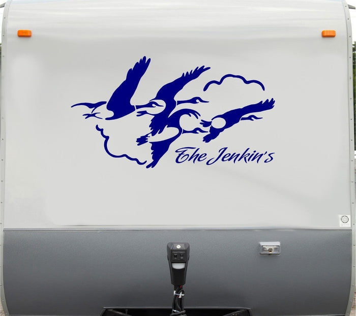 Canadian Geese Vinyl Decal Sticker for RVs and 5th Wheel Campers Sticker Chef