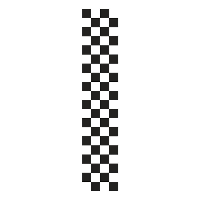 Checkered Flag Racing Stripes - Vinyl Checker Pattern Decals