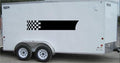 Checkered Racing Stripe Vinyl Decal for Trailers and Cars - CF007 Sticker Chef