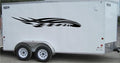 Checkered Racing Stripe Vinyl Trailer Decal - Stylish Car  Trailer Sticker - CF030 Sticker Chef