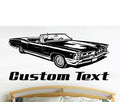 Chrysler Convertible Wall Decal - Classic Car Auto Stickers Man Cave Boys Room Décor
