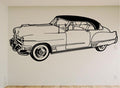 Classic Hot Rod Wall Decal - Classic Car Auto Stickers Man Cave Boys Room Décor