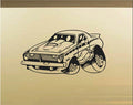 Cuda Car Wall Decal - Auto Wall Mural - Vinyl Stickers - Boys Room Decor Sticker Chef