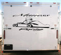 Custom Fast Go Cart Racing Team Vinyl Decal - Personalized Trailer Sticker