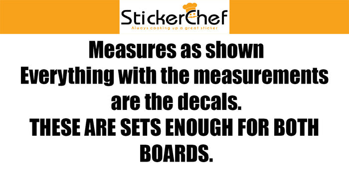 Deer Buck EKG Heartbeat Cornhole Board Decals with Rings