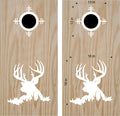 hunting fishing cornhole decal