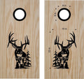 hunting fishing cornhole decal