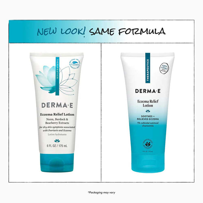 DermaE Natural Bodycare Eczema Relief Lotion New Look
