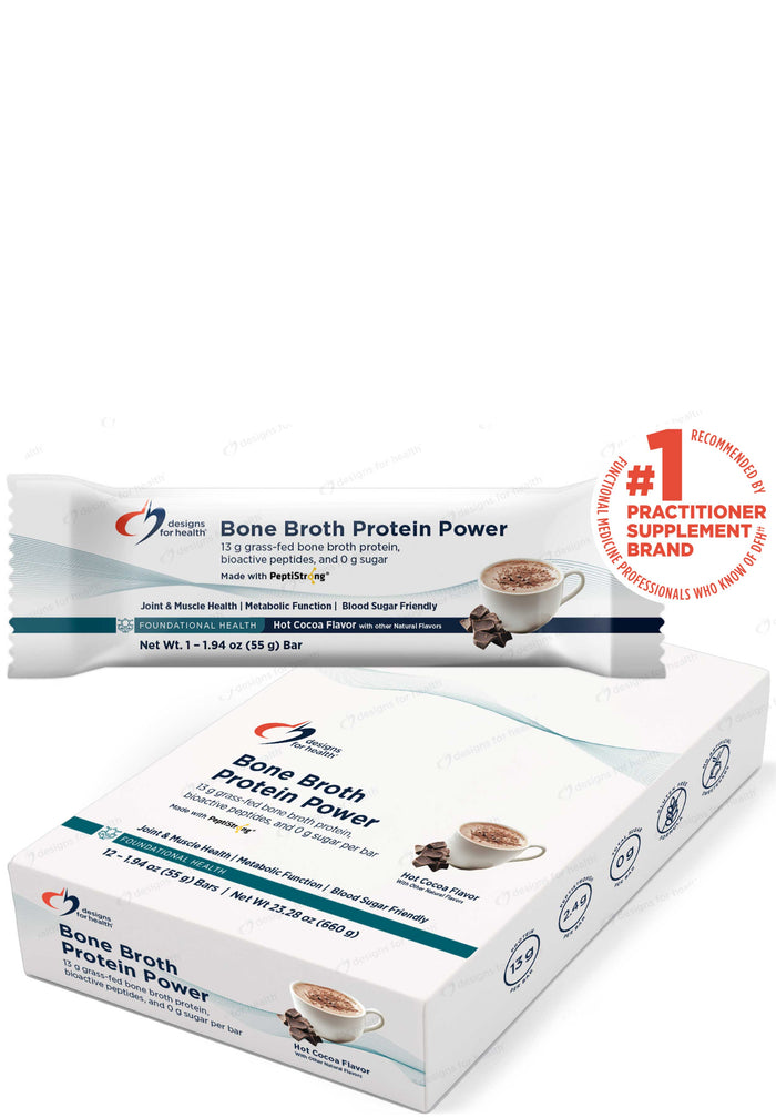 Designs for Health Bone Broth Protein Power (Previously Fx Bar)