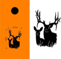hunting fishing cornhole decal