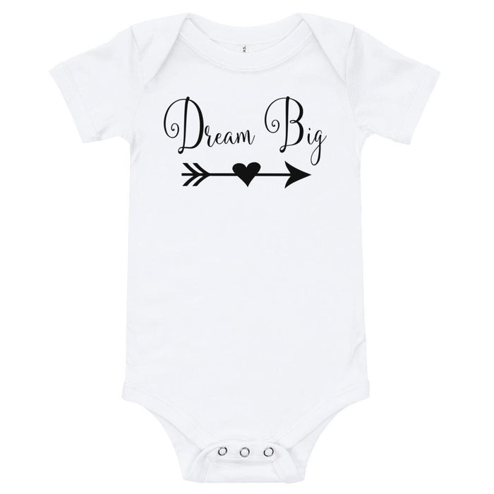 Dream Big Baby 100% cotton one piece.