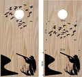 hunting fishing cornhole decal