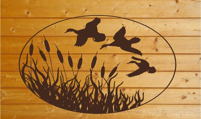 Ducks Lake Wall Decals - Vinyl Mural Stickers for Bedroom Man Cave and Nursery Decor Sticker Chef