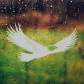 Eagle Etched Glass Vinyl Decal Ducks Hunting Entry Way Cabinet Stickers