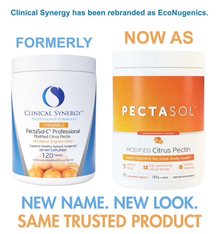EcoNugenics PectaSol-C Modified Citrus Pectin Chewable New Look