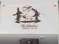 Elk Buck Mountains RV Camper Decal Sticker - Nature-Inspired Motor Home Sign CD121 Sticker Chef